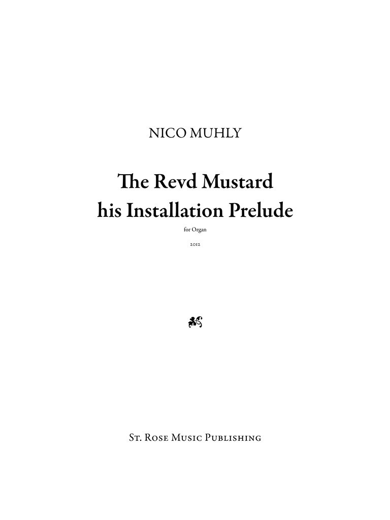 Reverend Mustard His Installation Prelude