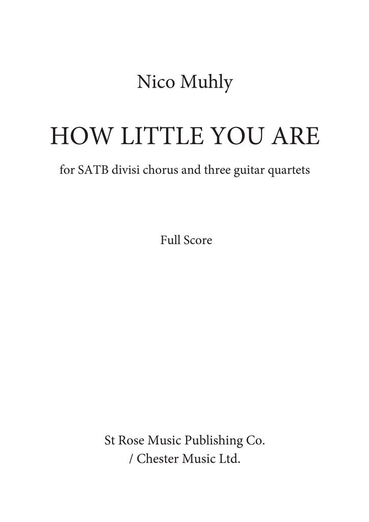 How Little You Are