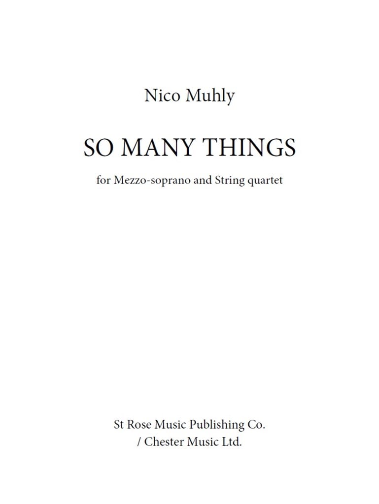 So Many Things