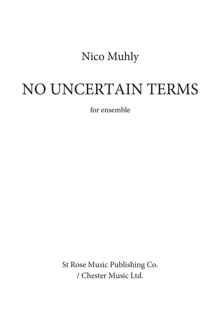 No Uncertain Terms