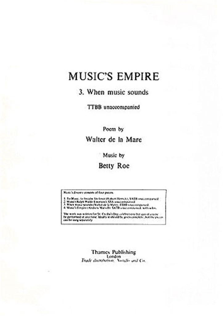 When Music Sounds