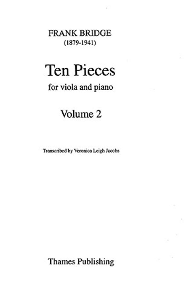 Ten Pieces For Viola And Piano-Volume 2(Nos. 6-10)