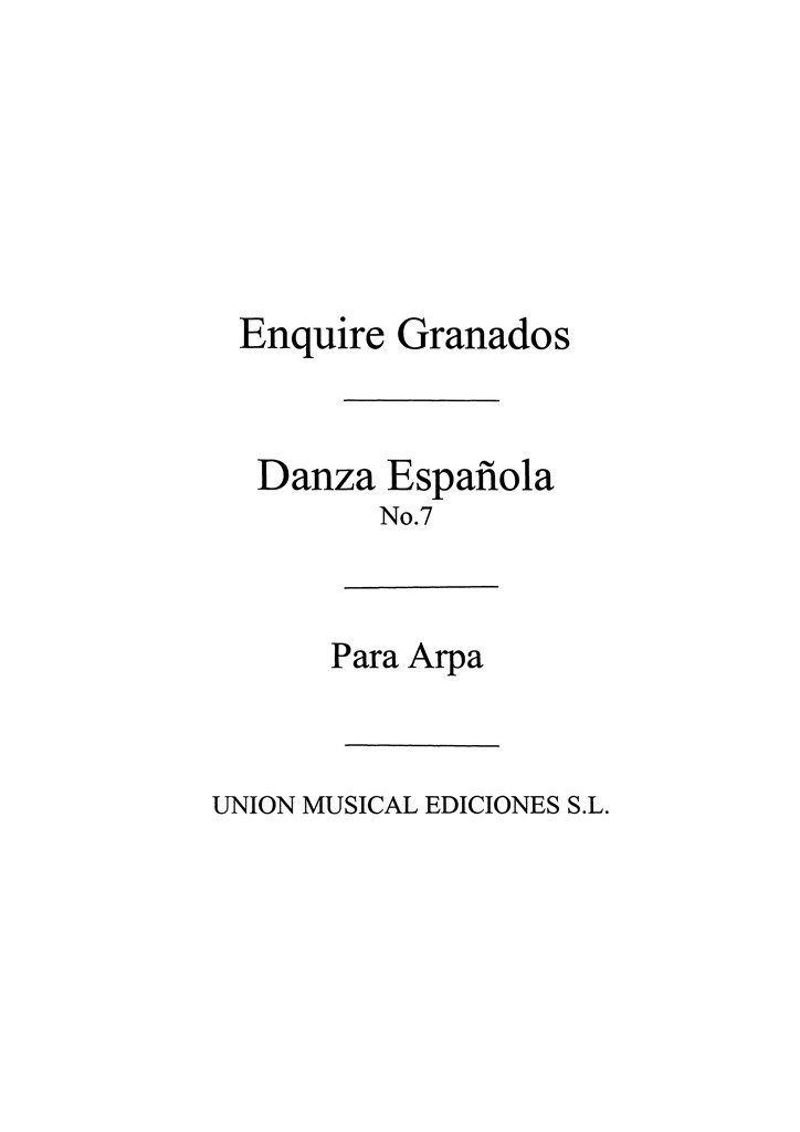 Danza Espanola No.7 Valenciana