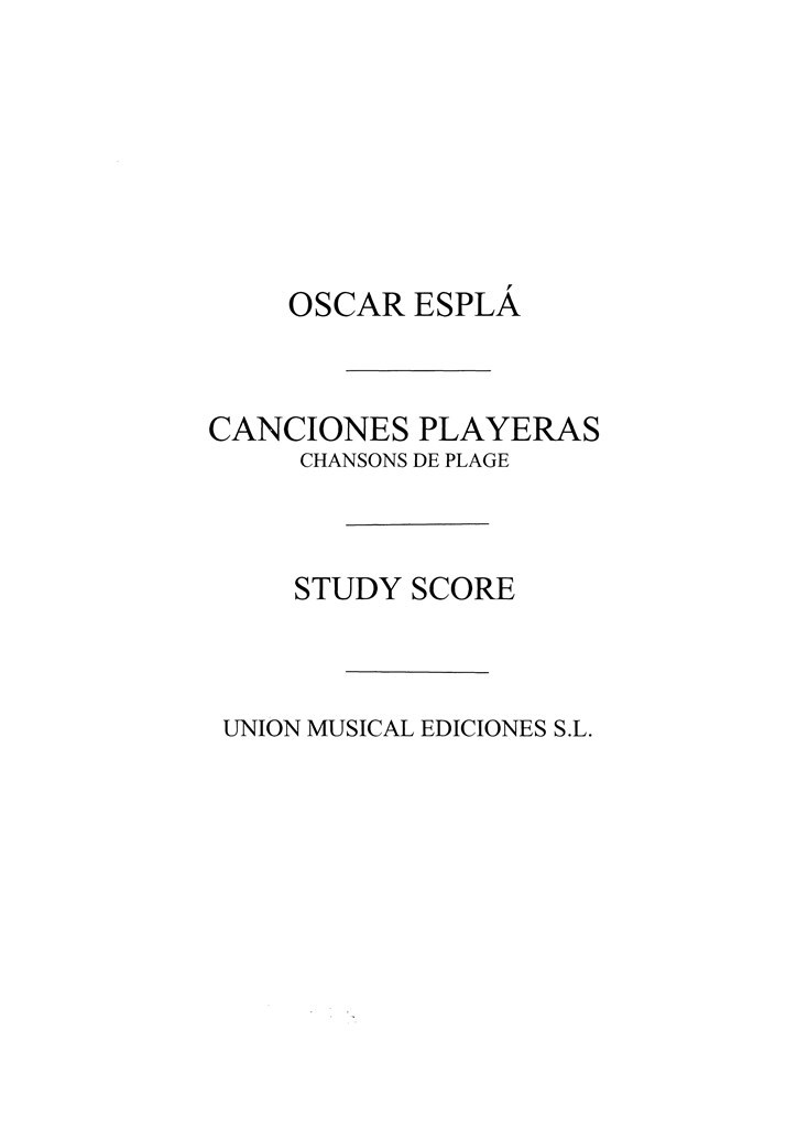 Canciones Playeras