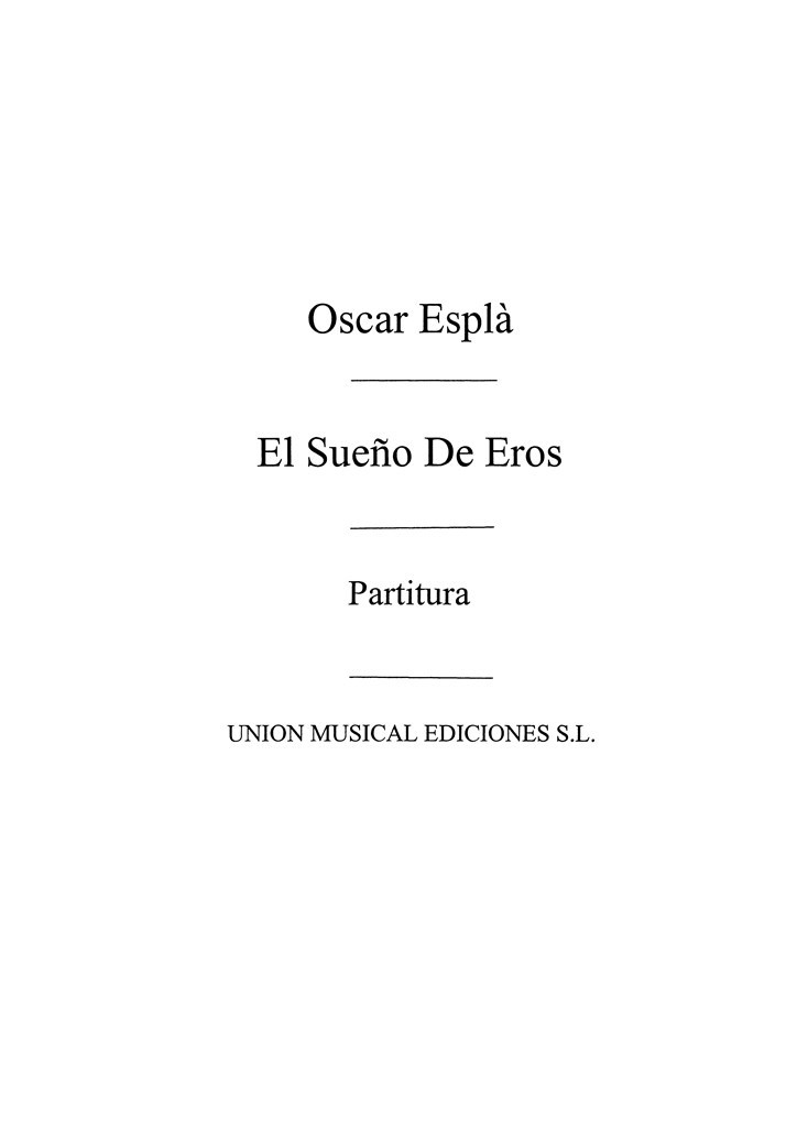 El Sueno De Eros