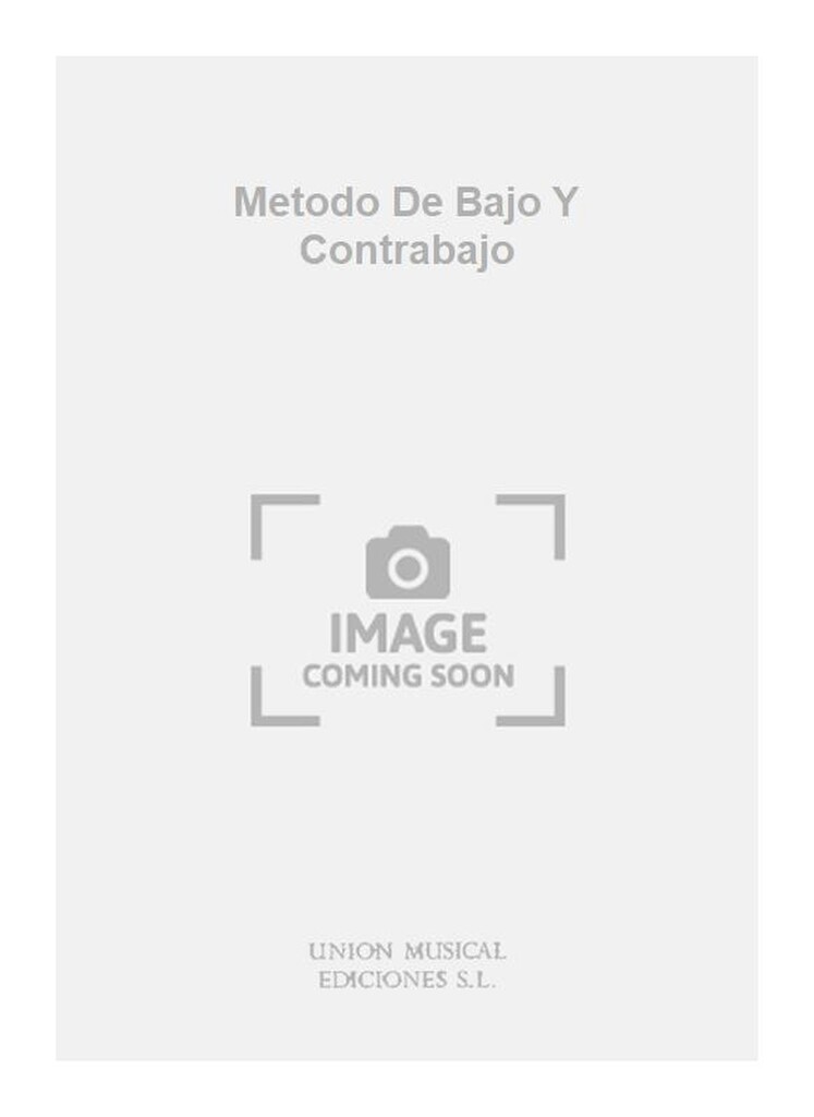 Metodo De Bajo Y Contrabajo
