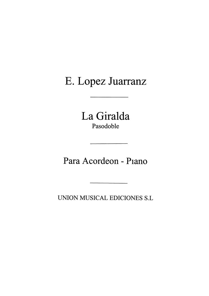 La Giralda, Pasodoble