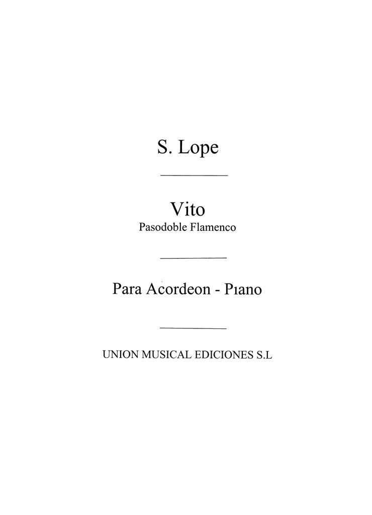 Vito, Pasodoble