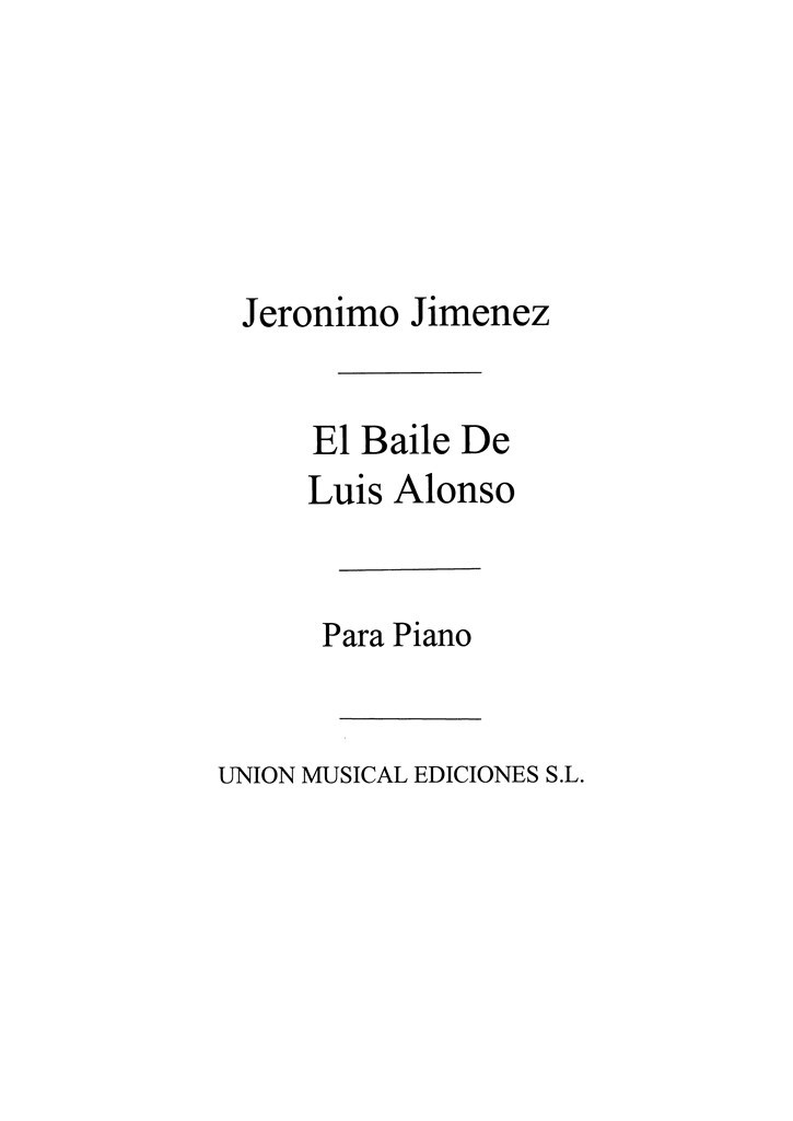 El Baile De Luis Alonso Intermedio