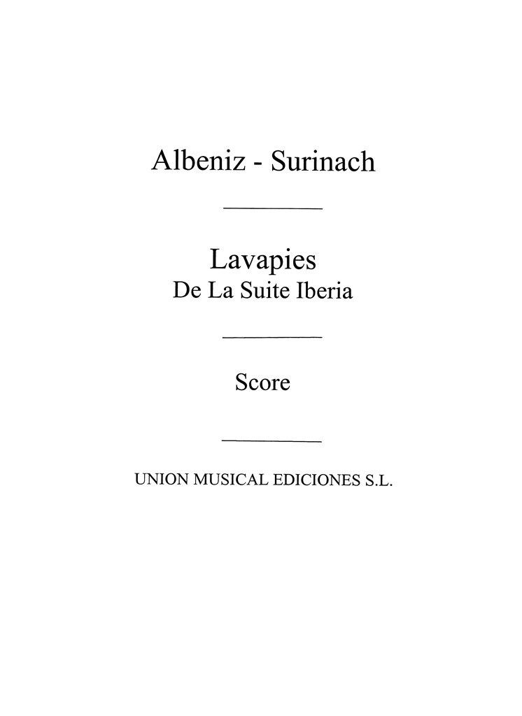 Lavapies From Iberia (Surinach)