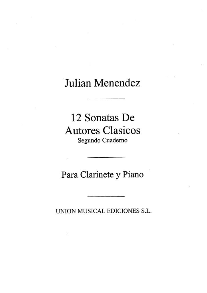 Doce Sonatas De Autores Clasicos