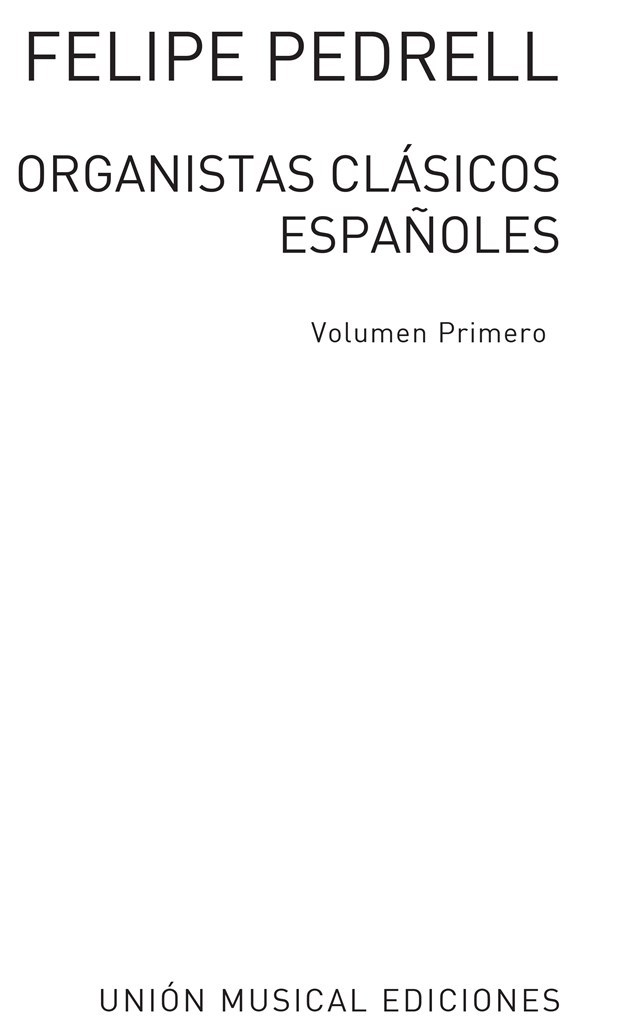 Antologia De Organistas Clasicos Vol.1