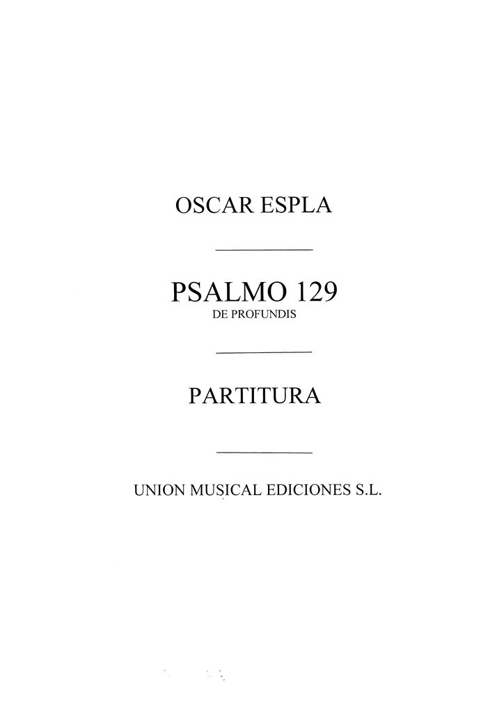 Psalmo 129 De Profundis