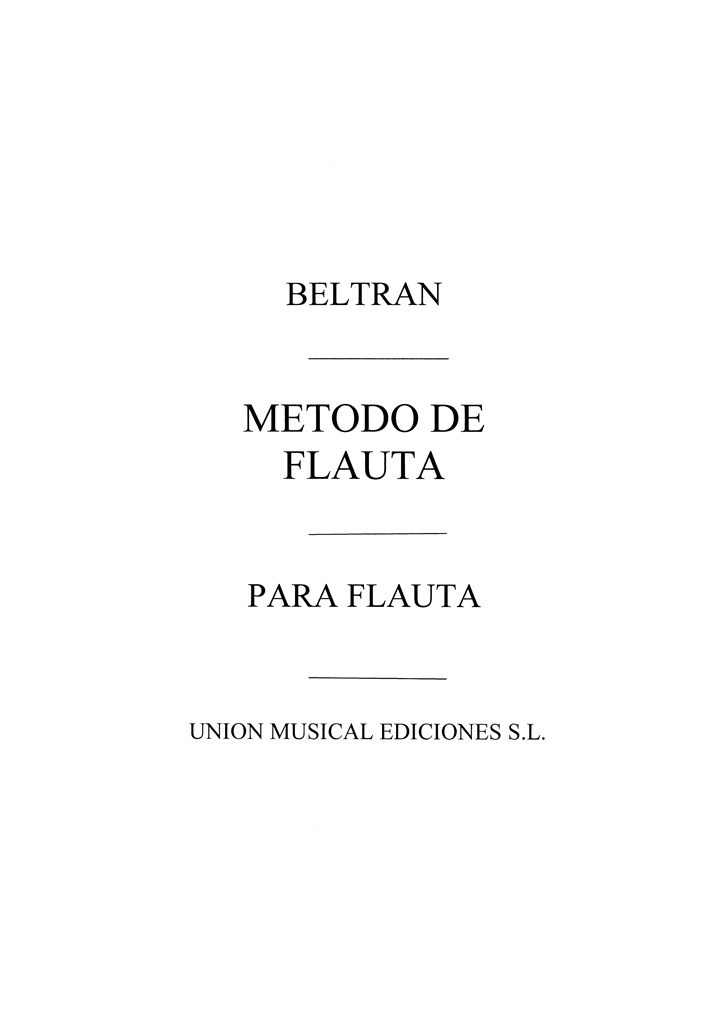 Metodo De Flauta