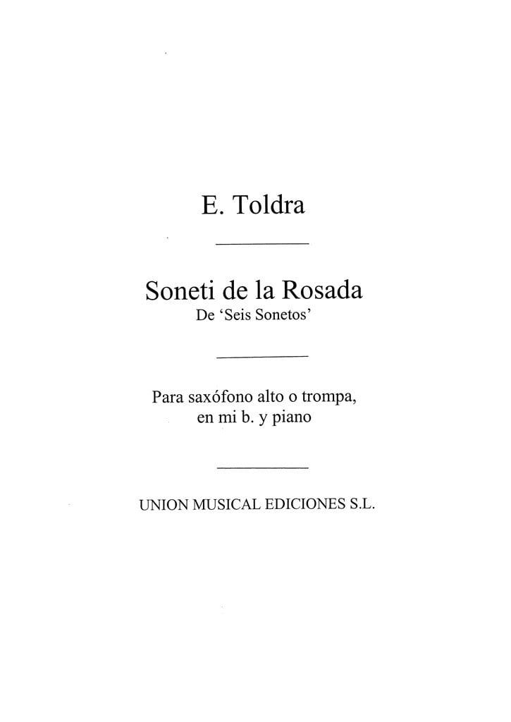 Soneti De La Rosada