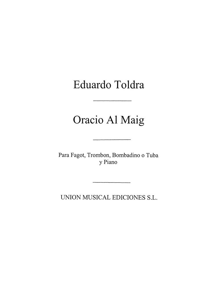 Oracio Al Maig