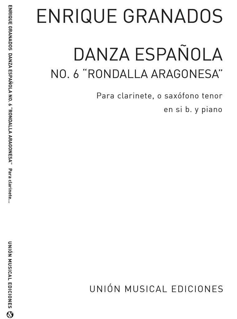 Danza Espanola No.6 For Clarinet
