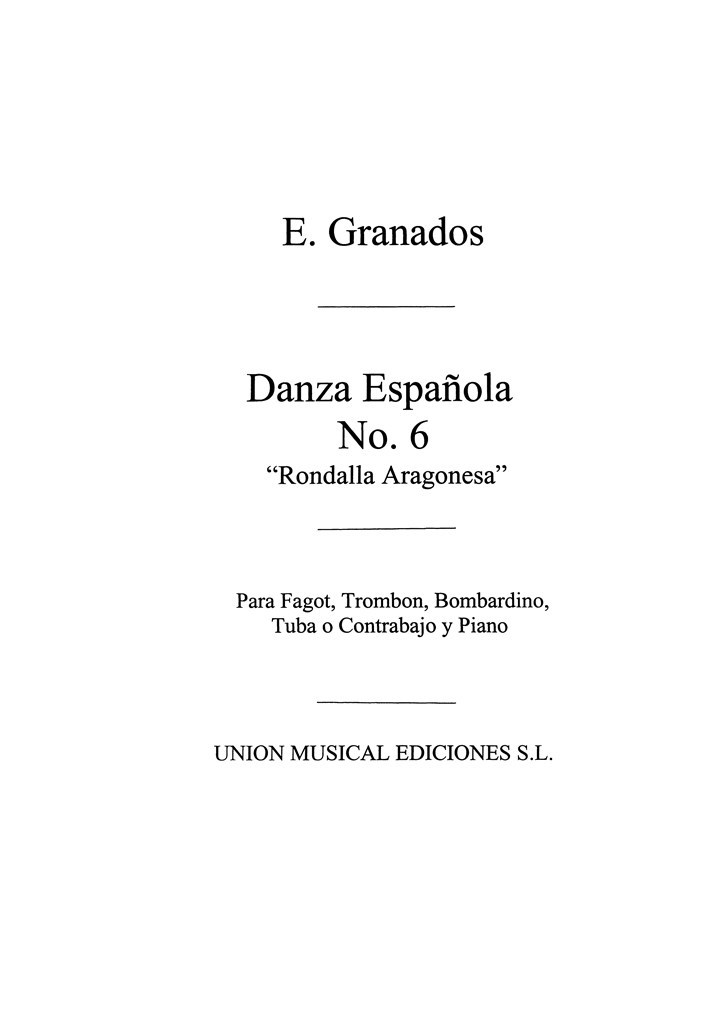 Danza Espanola 6 Rondalla Aragonesa