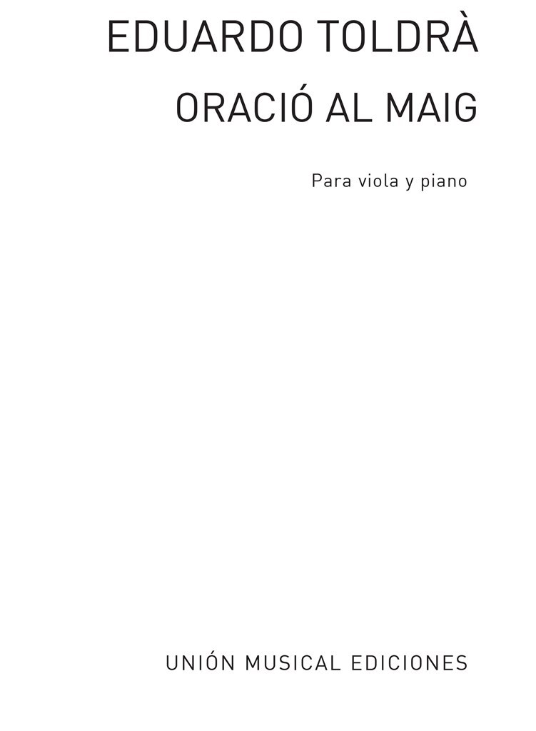 Oracio Al Maig
