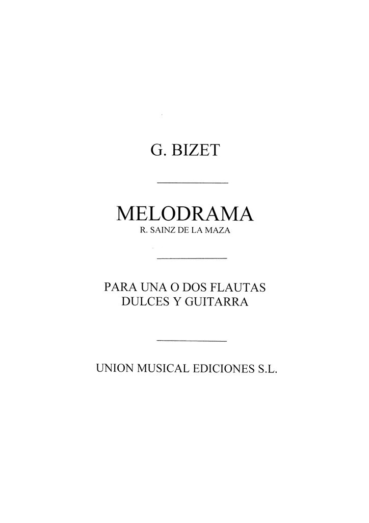 Melodrama From L'Arlesienne