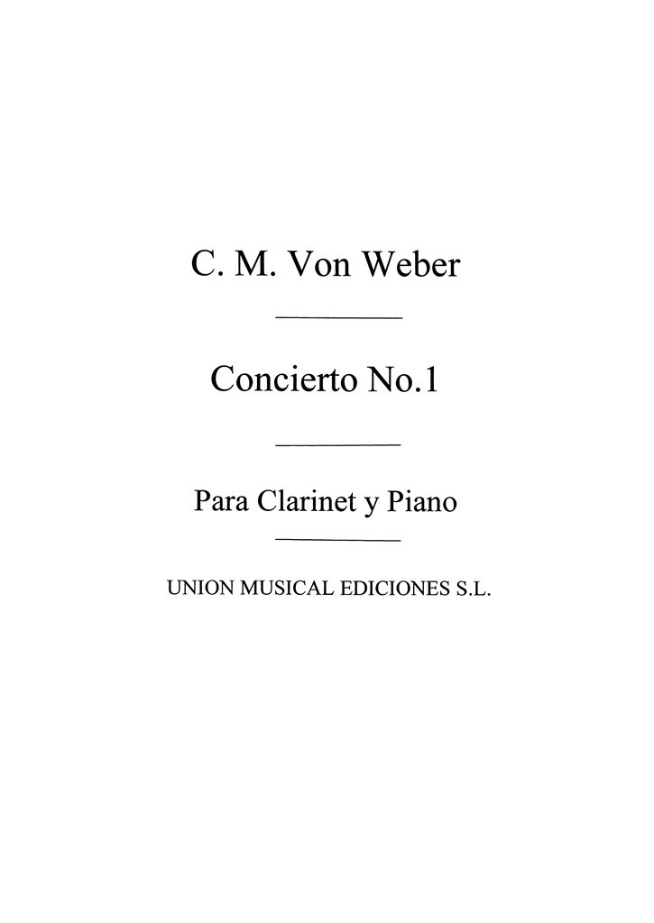 Clarinet Concerto No.1