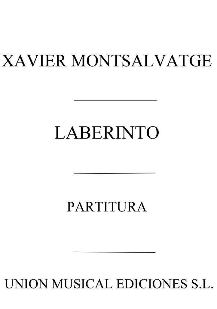 Laberinto Partitura