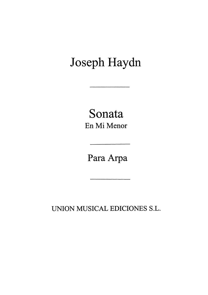 Sonata For Harp