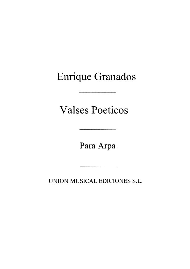 Valses Poeticos