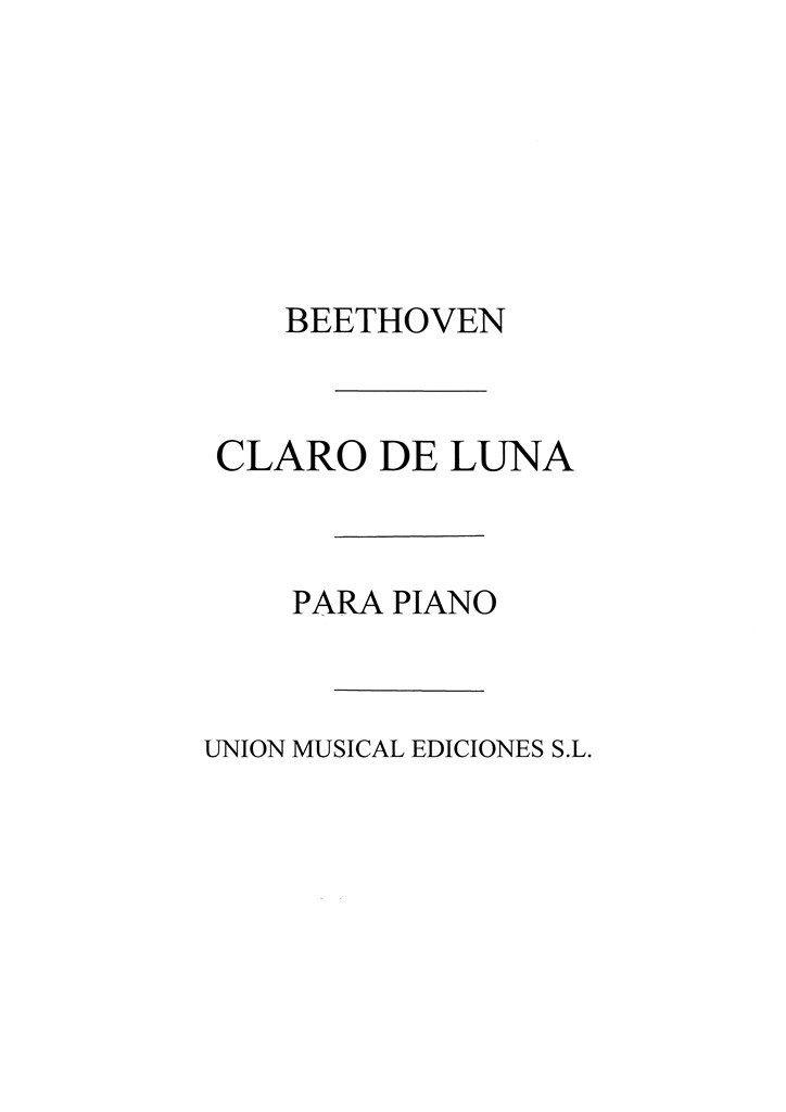 Adagio De La Sonata Claro De Luna