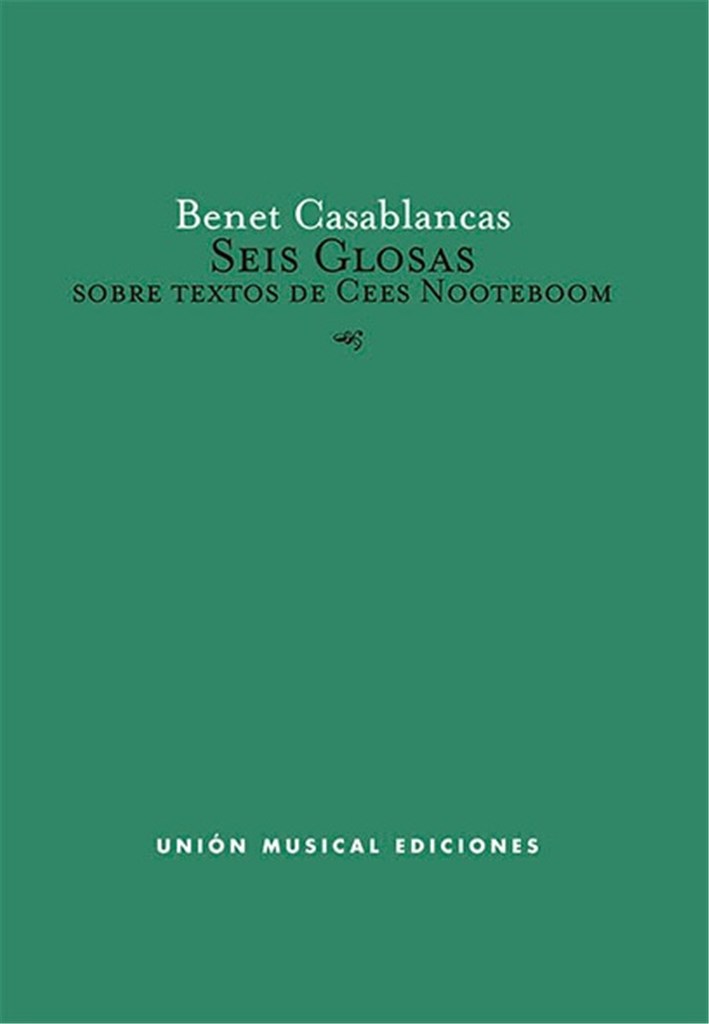 Seis Glosas Sobre Textos De Cees Nooteboom