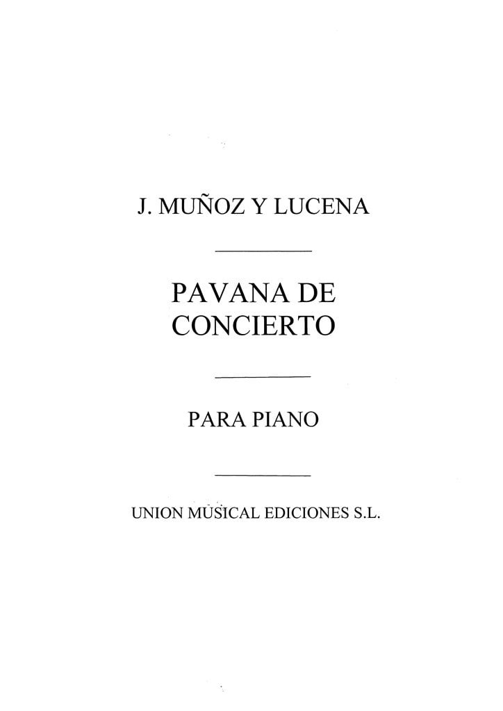 Pavana For Violin And Piano