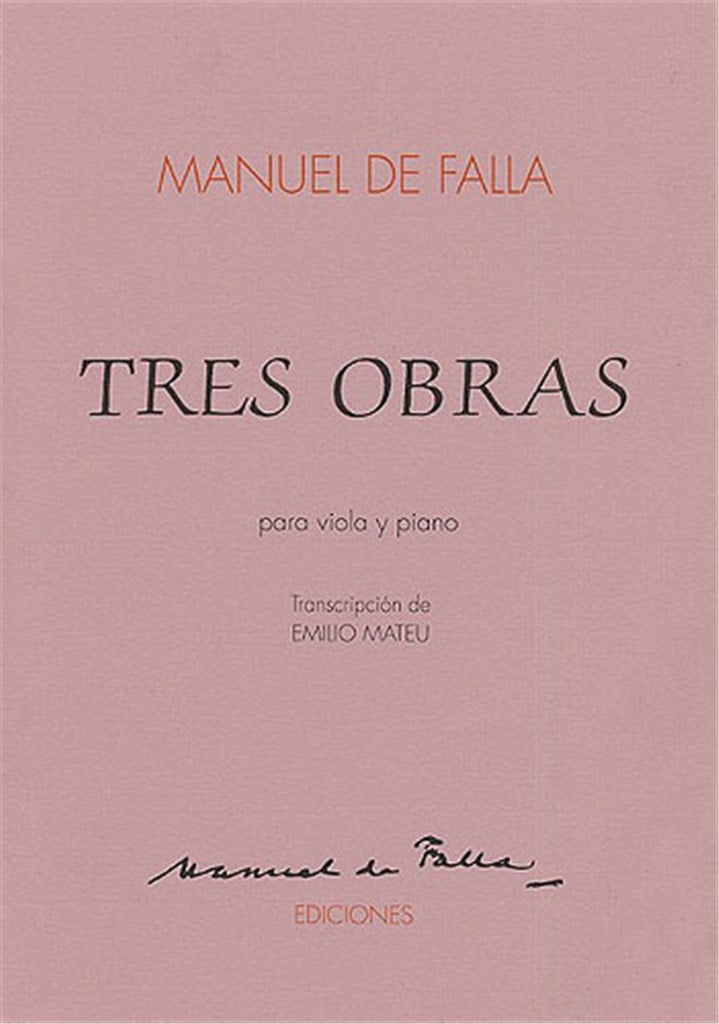Tres Obras Para Viola Y Piano