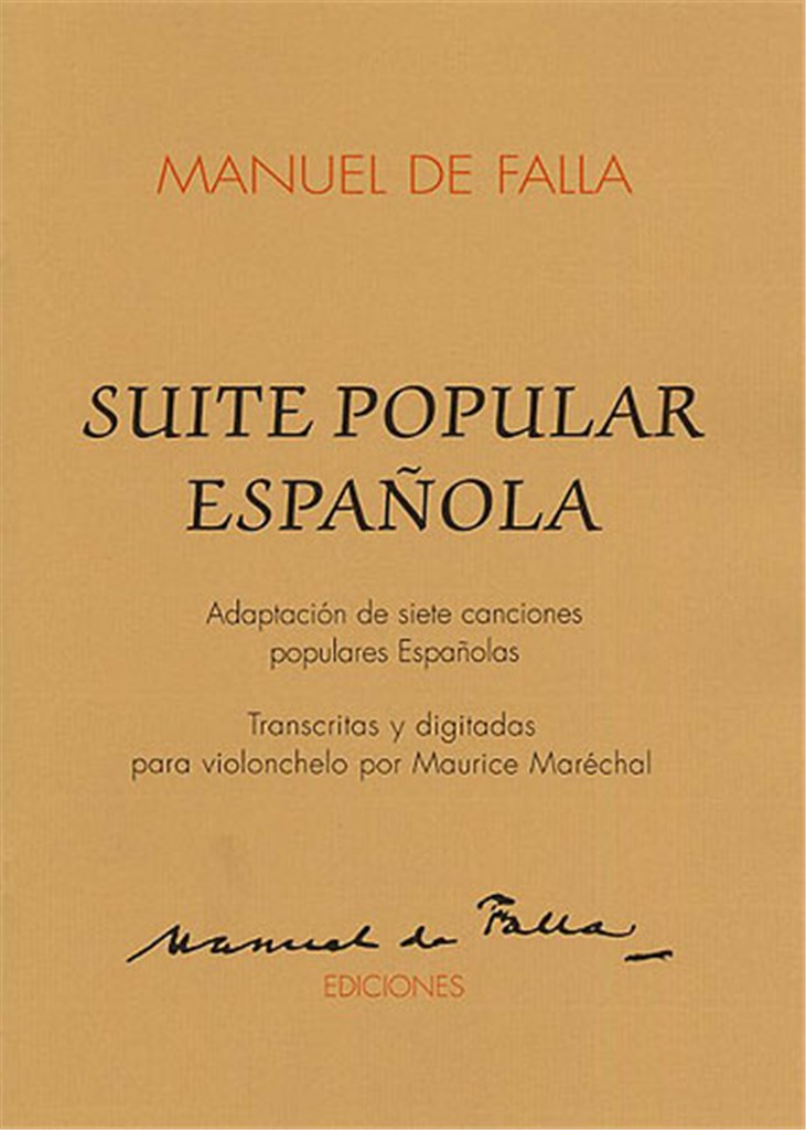 Suite Popular Espanola for Cello And Piano