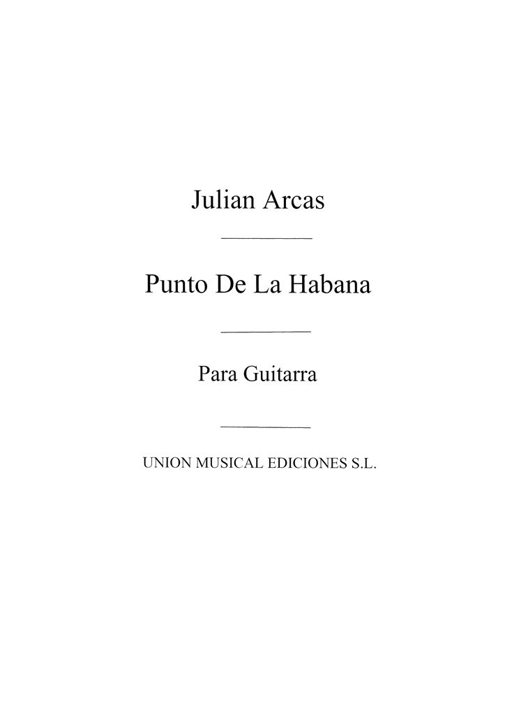 Punto De La Habana Fantasia Sobre El Pano