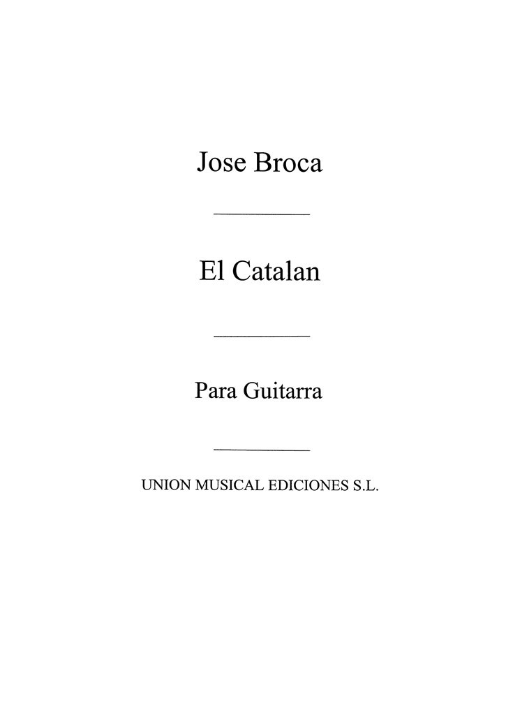 El Catalan, Vals