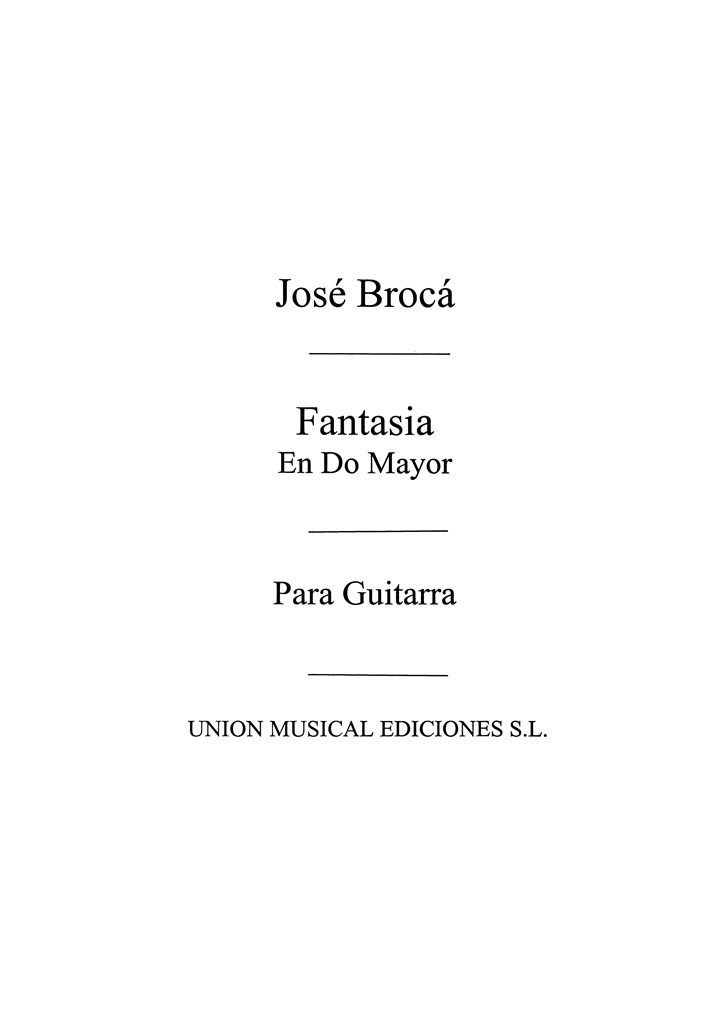 Fantasia En Do Mayor