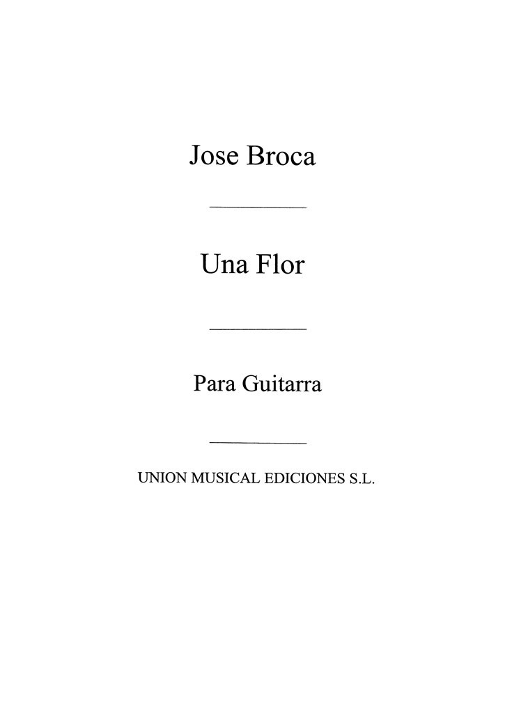 Una Flor, Mazurka