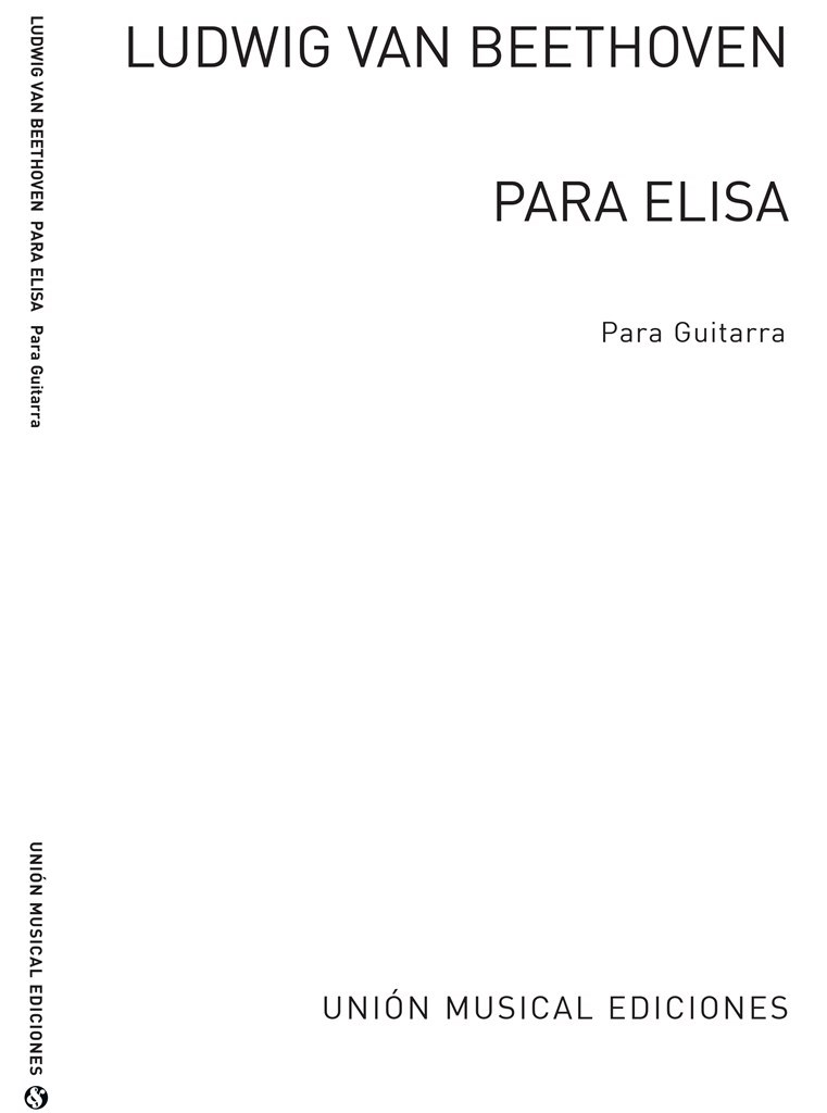Para Elisa Hoja De Album (Miguel Angel) Guitar