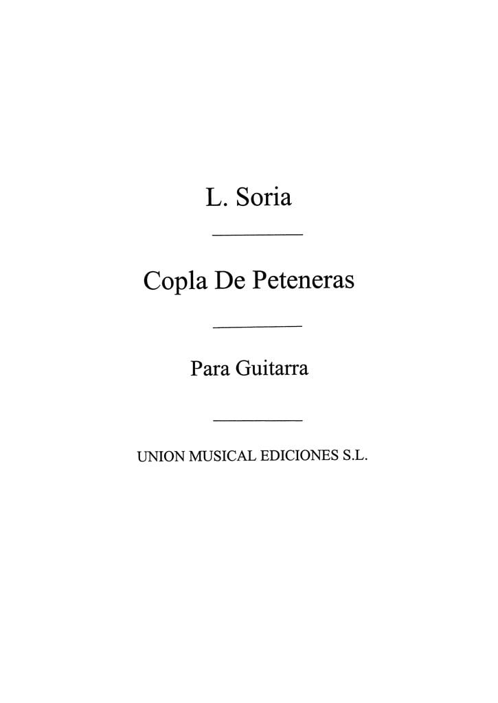 Copla De Peteneras