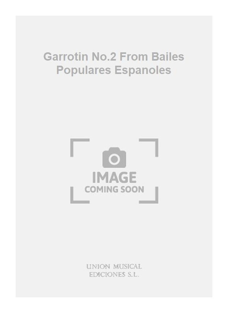 Garrotin No.2 From Bailes Populares Espanoles