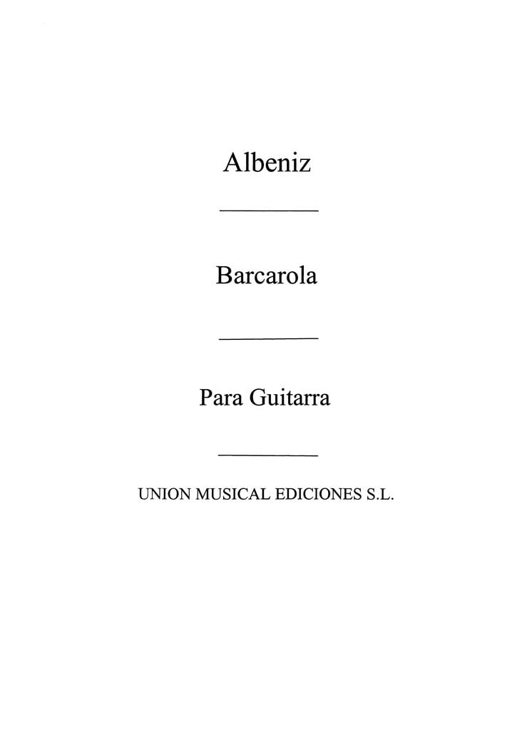 Barcarola Op.23
