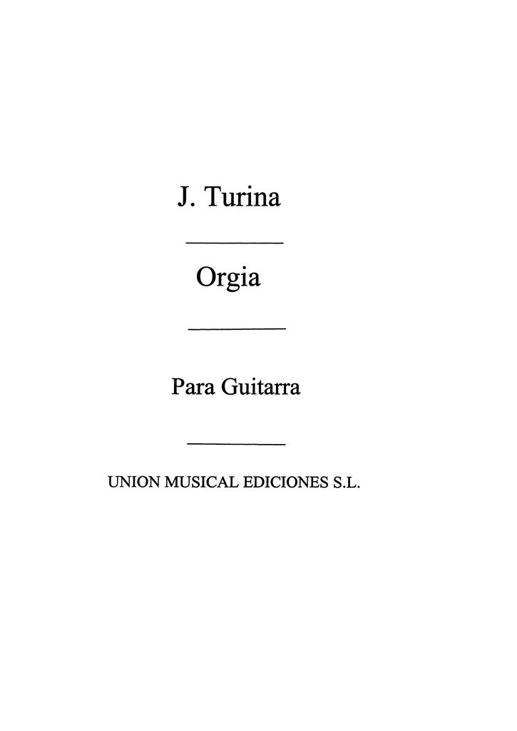 Orgia De Danzas Fantasticas