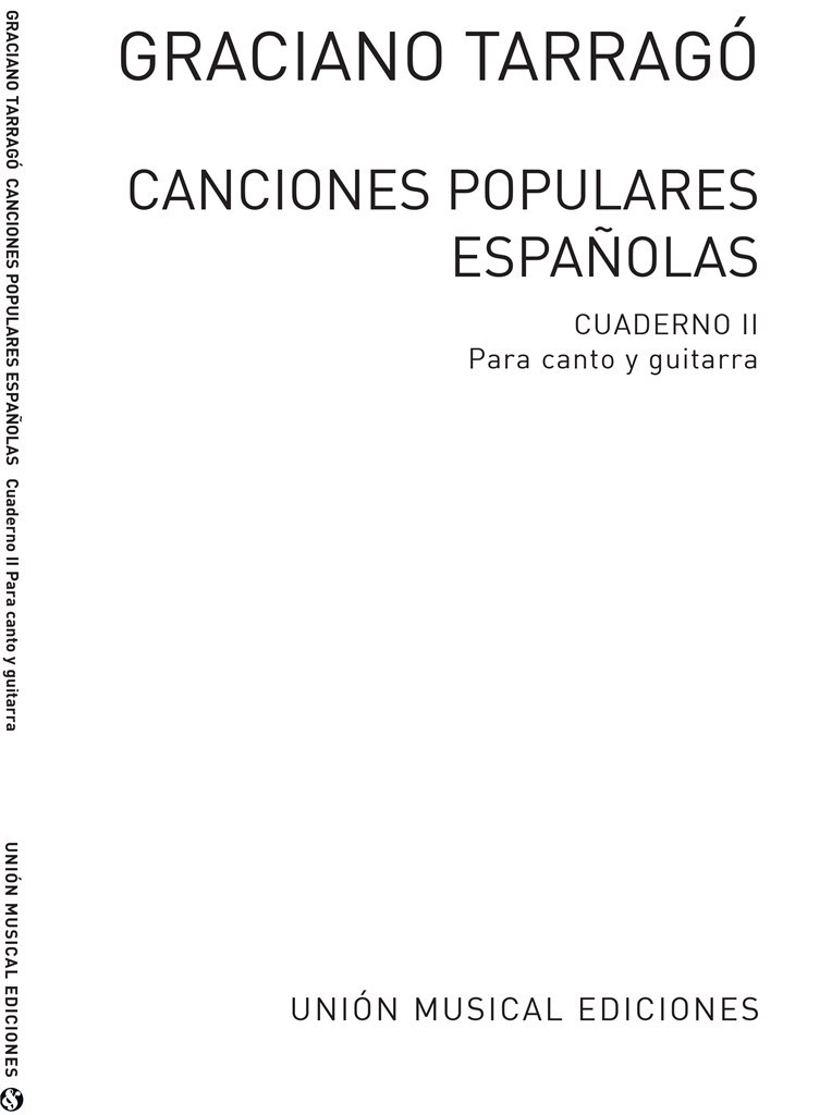 Canciones Populares Espanolas Cuaderno Ii