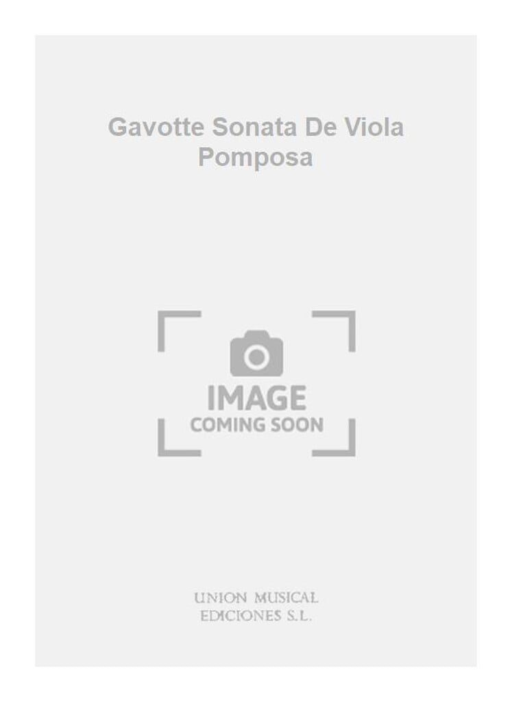 Gavotte Sonata De Viola Pomposa
