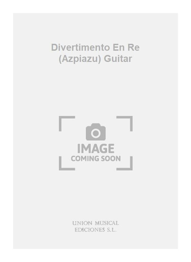Divertimento En Re (Azpiazu) Guitar