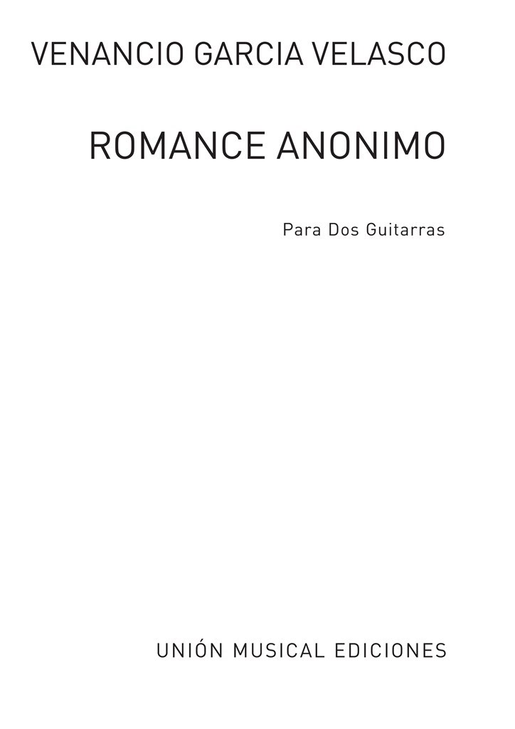 Romance Anonimo