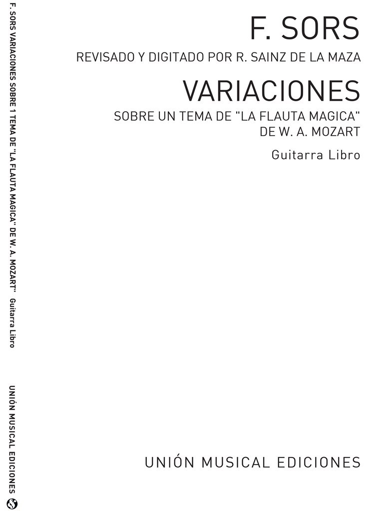 Variations On A Theme Of Mozart (Magic Flute)