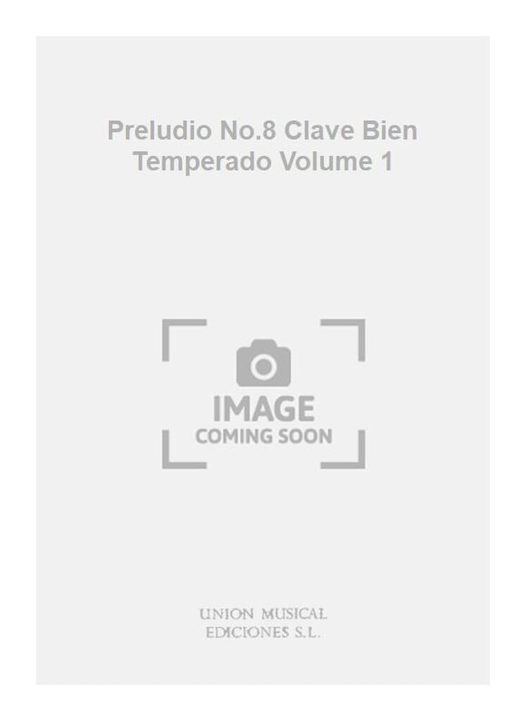 Preludio No.8 Clave Bien Temperado Volume 1