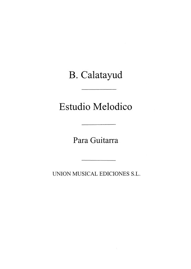 Estudio Melodico