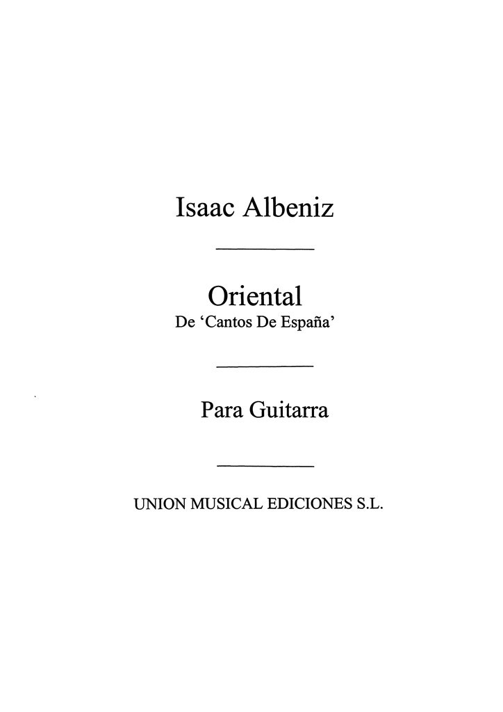 Oriental From Espana